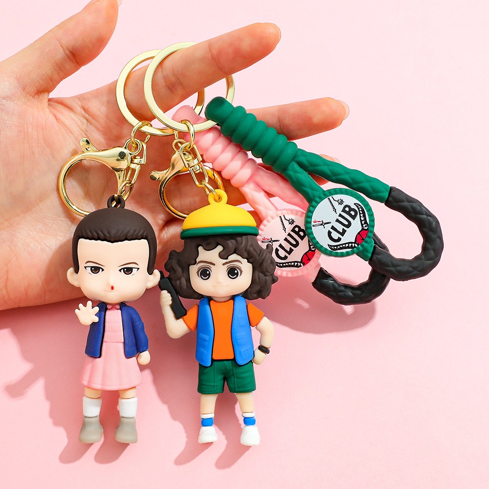Stranger Things Characters Silicone Keychain Pend… - image 3