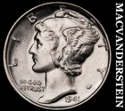 1941 Mercury Dime- Choice Gem Brilliant Uncirculated++++ Luster #J7109