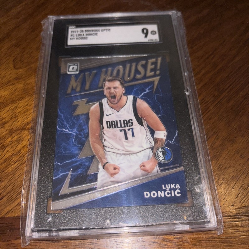 2019-20 Donruss Optic Luka Doncic My House SGC 9