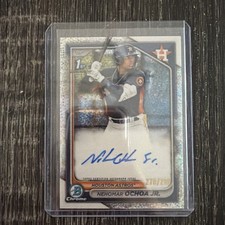 2024 Bowman Chrome-Prospect Autographs Nehomar Ochoa Jr. #CPA-NOC Refractor /299