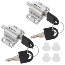2 Sets Zinc Alloy Anti-theft Lock for Sliding Windows Heavy Duty