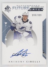 2018-19 SP Authentic Auto Future Watch 990/999 Anthony Cirelli #149 Auto 0ll