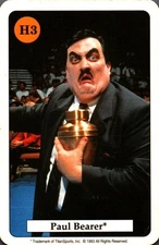 RARE - 1993 WWF Quartett Series 6 - Paul Bearer H2 - Amigo Germany