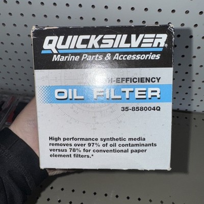 Mercury 35-858004Q Quicksilver High Performance Oil Filter for MerCruiser
