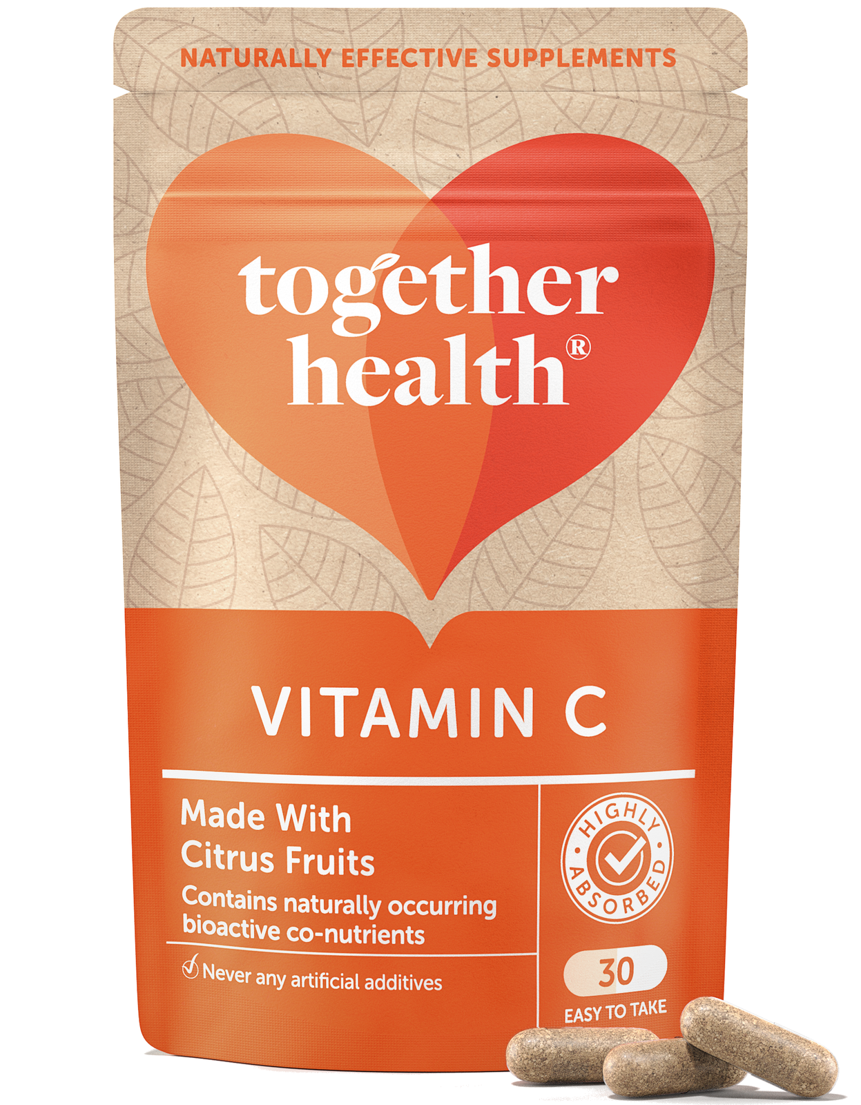 Together Health Together Vitamin C from Citrus 30 Capsules - 4 Pack - Image 7
