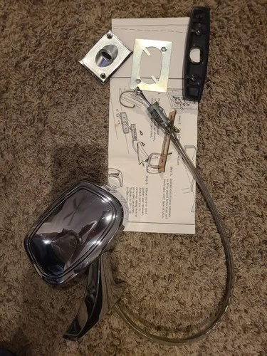 NOS 1971-197 Buick Skylark, GS Driver's Side Remote Side Mirror 9845322