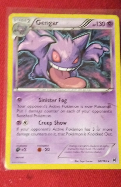 Gengar - (XY BREAKthrough) 060/162 Deck Exclusives Regular