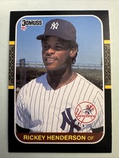 Donruss 1987 Rickey Henderson Base Set #228 New York Yankees Baseball