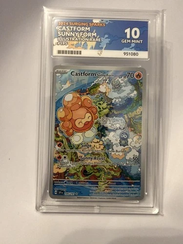 Pokemon TCG - Castform Sunny Form 195/191 -  ACE 10