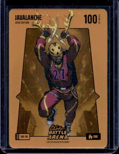 2026 Bo Jackson Battle Arena Griffey Set Javalanche Orange Battlefoil #OBF-116