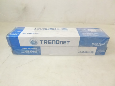 Pack Of 4 TRENDnet TC-P24C5E 24-port Cat5/5e Unshielded Patch Panel