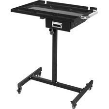 Adjustable Height Rolling Tool Tray,220lbs Ca...