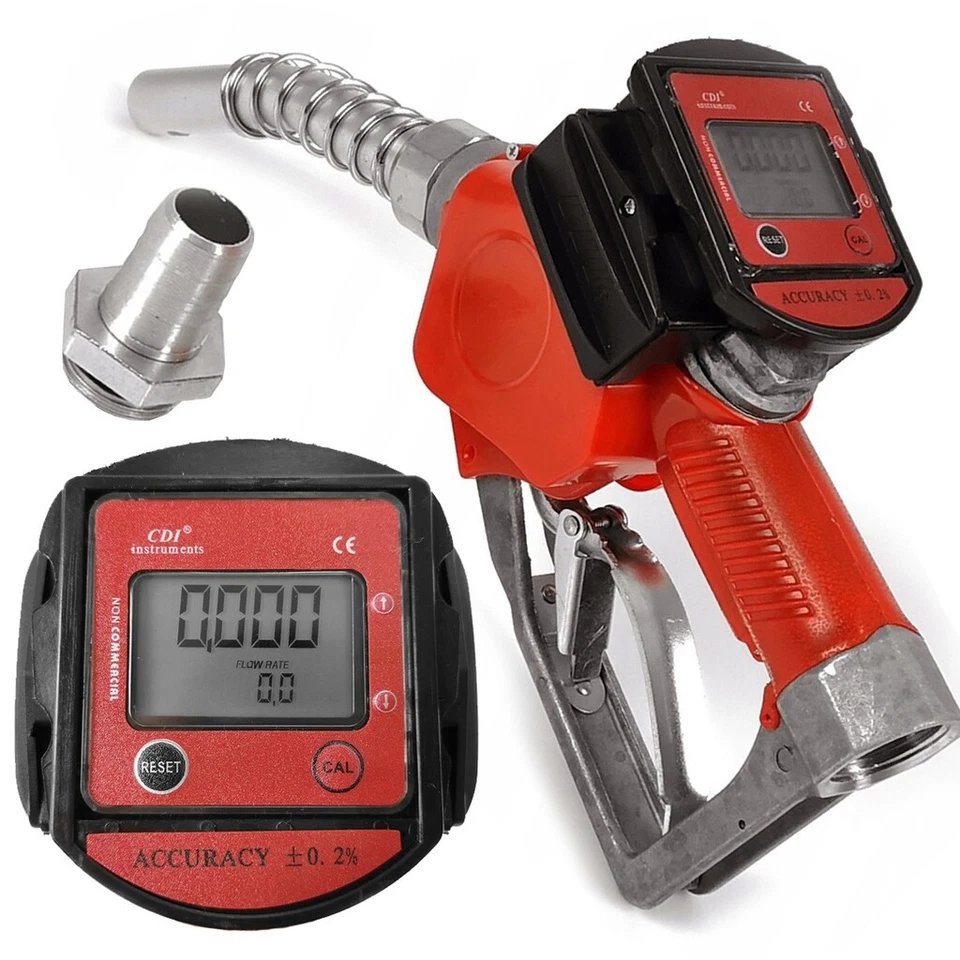 MAR-POL Tankpistole Zapfpistole Mit LCD Zähler Auto Stop Funktion Präzision