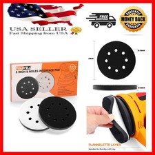 Professional 5 Inch Soft Sponge Interface Pad - Pack Of 2 For Orbital Sanders Professional 5 Inch Soft Sponge Interface Pad - Pack Of 2 For Orbital Sanders
