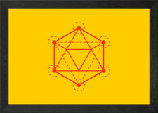 Powerful mind Gerahmtes Wandbild Poster Leinwanddruck Bild