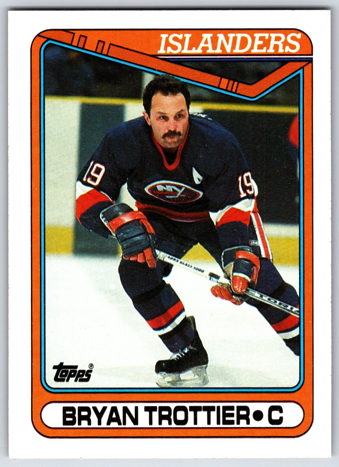 1990-91 Topps #291 - Bryan Trottier New York Islanders NM