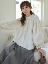 Sweet AutumnJapanese Lolita Womens Shirts Casual Blouse Loose Long Sleeve Tops