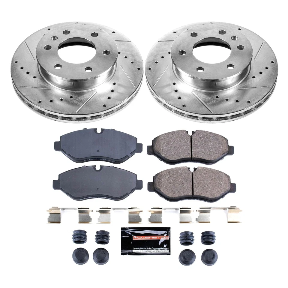 PowerStop K6236 Brake Kit For Mercedes-Benz Sprinter 2500 2010-2018 Front Foto 2 de 4