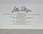 Lilly Pulitzer Pitcher Set  With 4 Cups-  New - Make Lemonade Fast Style #002745 — photo 3