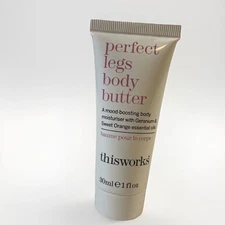 This Works Perfect Legs Body Butter 1 Fl Oz NEW Mood Boosting Moisturizer