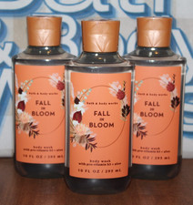 NEW Bath Body Works Lot of 3 Fall In Bloom Body Wash Shower Gel 10 oz