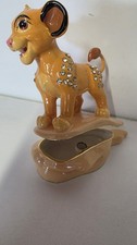 Disney Simba The Lion King  On Pride Rock Trinket Box