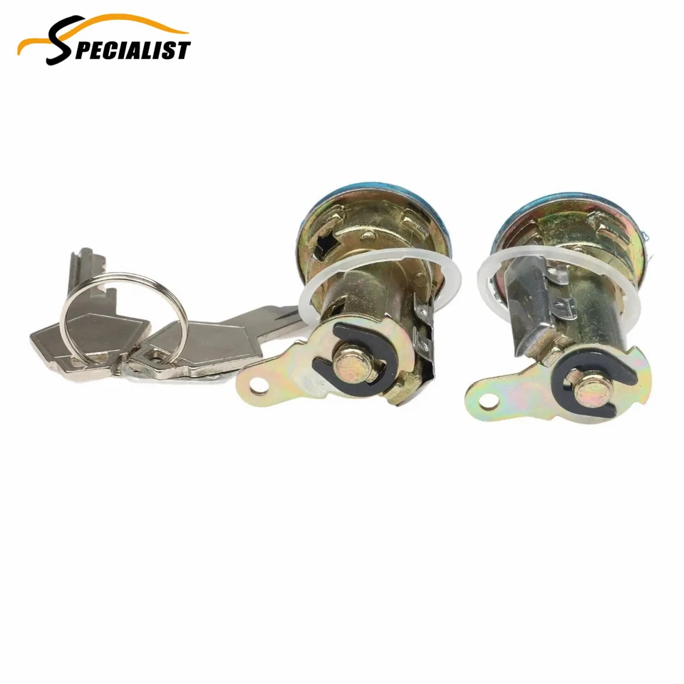 Pair Door Lock Cylinder with Key Fit for Dodge D100 D200 D300 W100 W200 Pickup - Изображение 2 из 4