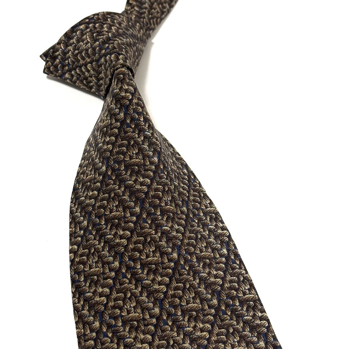 Giorgio Armani Authentic tie necktie brown materi… - image 5