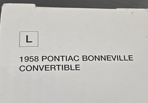 1958 Pontiac Bonneville Convertible 1:24 Scale Die Cast Danbury Mint - Picture 10 of 13