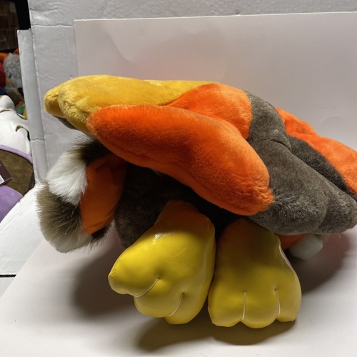 CHRISHA Playful Plush Turkey Stuffed Animal Thanksgiving BIG 17" VTG 1988 - Picture 7 of 10