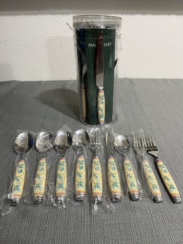 Pfaltzgraff FRENCH QUARTER Stainless Glossy Silverware 12 Pieces Place Setting