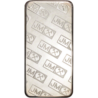10 oz JM Silver Bar - Johnson Matthey .999 Fine Secondary