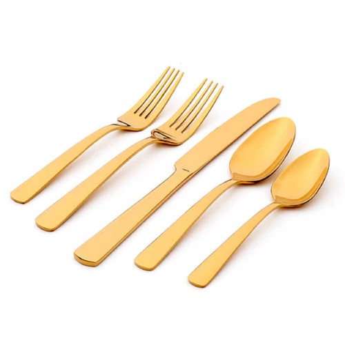 Oneida APTITUDE GOLD - Stainless Steel 20pc. Flatware Set (Service for Four) Oneida APTITUDE GOLD - Stainless Steel 20pc. Flatware Set (Service for Four)