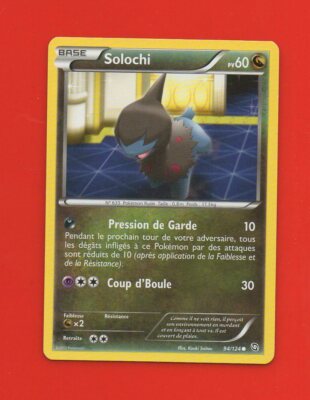 Pokémon n° 94/124 - SOLOCHI - PV60 ...... (Ref. A8819) | eBay