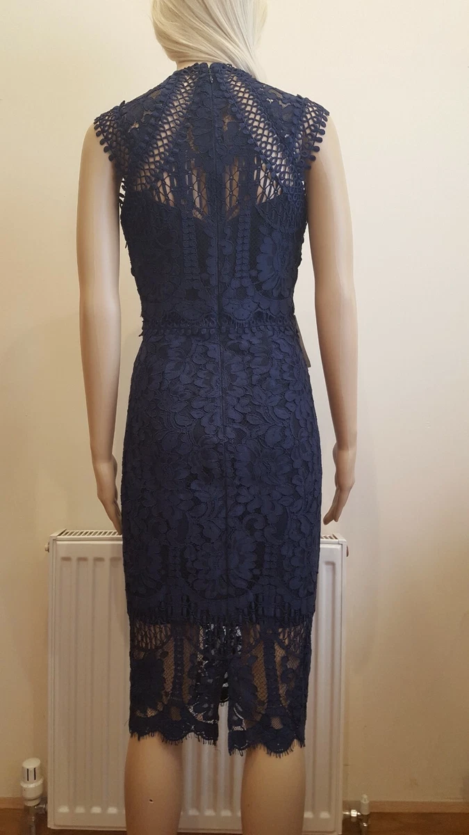 Lipsy vip all over lace cheap halter maxi dress