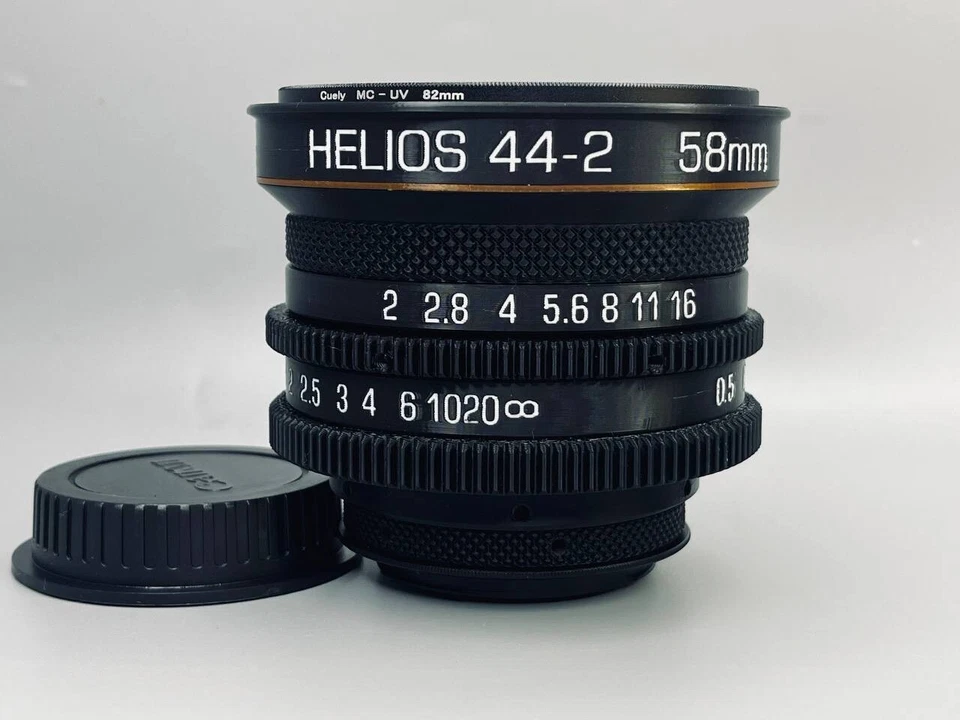 Lente Cine Mod Realojada HELIOS 44-2 58mm f2 Montaje Fuji-X Bokeh Anamórfico y Flare Foto 3 de 4