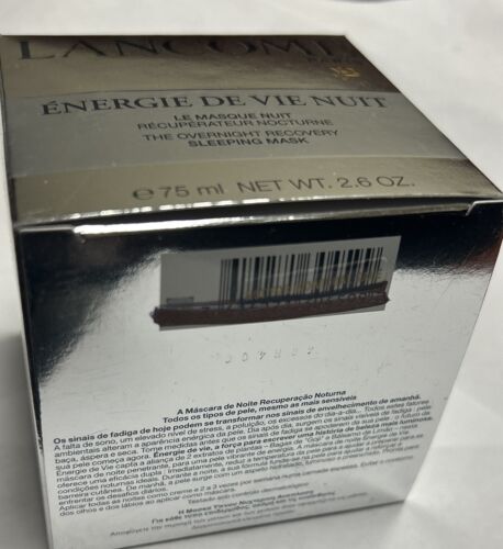 Lancome Energie De Vie Nuit Sleeping Mask (75mL / 2.6oz) NEW In Box - Picture 3 of 3