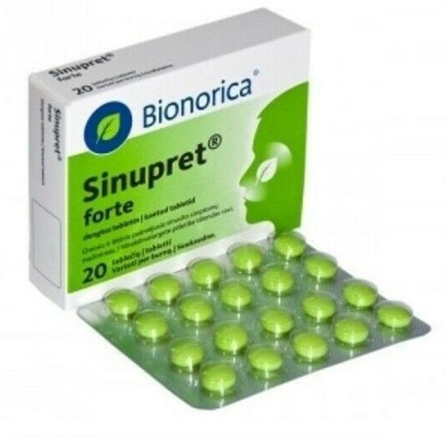 SINUPRET FORTE BIONORICA - NASAL SINUS CONGESTATION-20 tabs