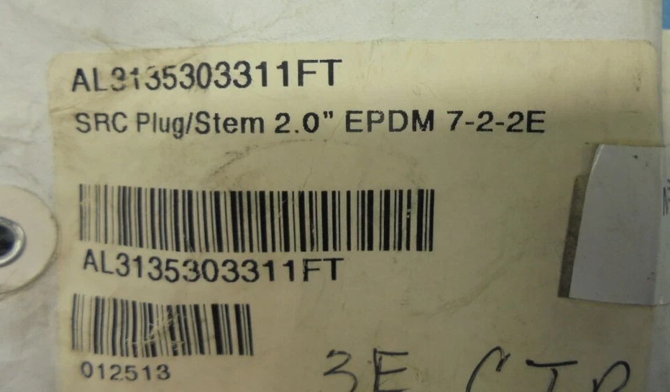 ALFA LAVAL 31353-0331-1, SRC ENCHUFE/VÁSTAGO 2" EPDM 7-2-2E, AL3135303311FT TENDENCIA DE FLUJO Foto 2 de 4