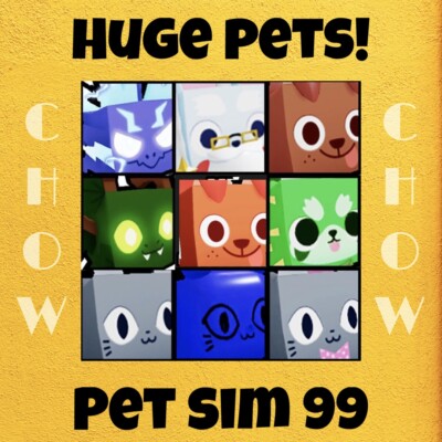 PET SIMULATOR 99 - PS99 - PET SIM 99 | ALL HUGE PETS - GEMS - CHEAPEST!