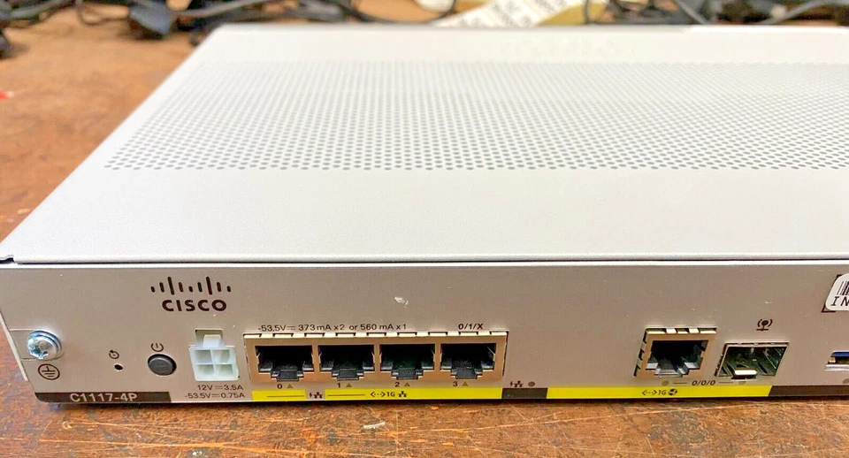 Cisco C1117-4P ISR 1100 4 Port DSL Router (OFFERS WELCOME) - Image 3 of 4
