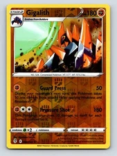 Stage 2 Gigalith HP 180 Guard Press Pressure Shot Rarity Brown Bold