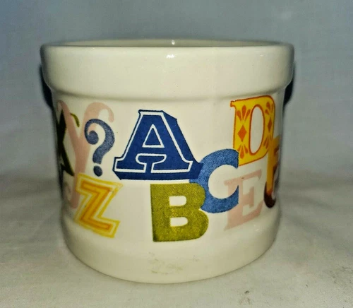 Vintage Haeger A B C PLANTER Alphabet Pottery Nursery Child Dish - Very HTF RARE