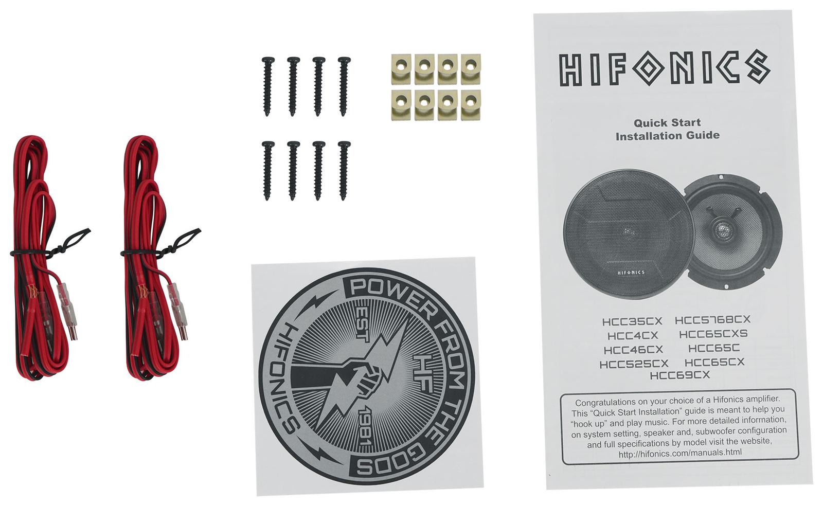 2 Hifonics HCC65CX 65 2 HCC46CX 4x6 2-полосные коаксиальные автомобильные аудиодинамики