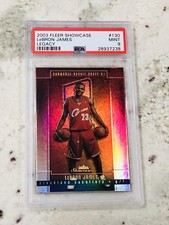 🔥 2003 Fleer Showcase Legacy Collection LeBron James ROOKIE RC /125 PSA 9 🔥