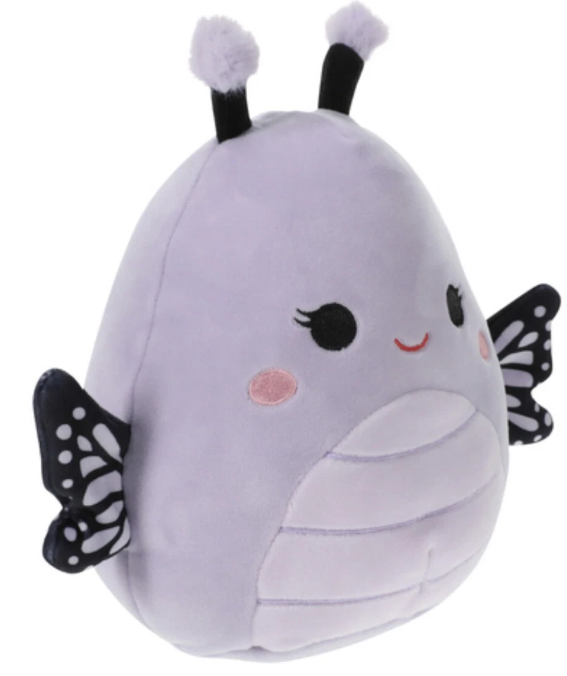 Squishmallows Bibiana Purple Butterfly 7.5” Rare Plush Toy Ships FAST! - Image 2 of 3