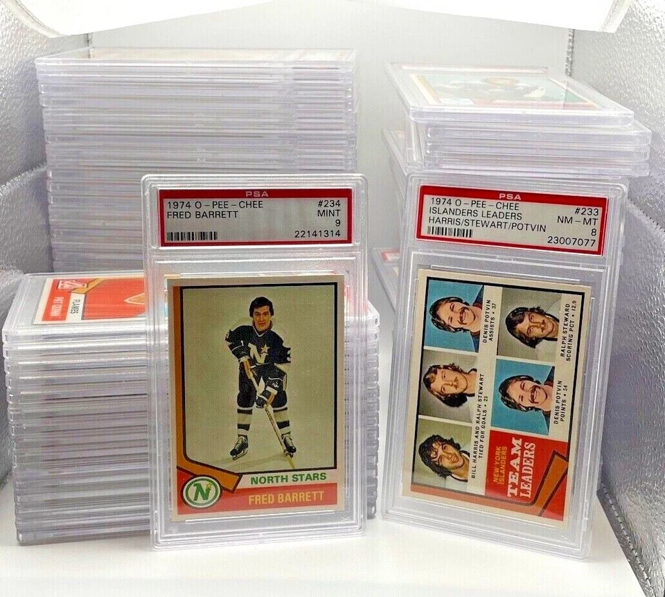 1974 O-Pee-Chee Hockey Cards ** U Picklist ** All PSA Graded Lots of low pop - Image 3 of 3