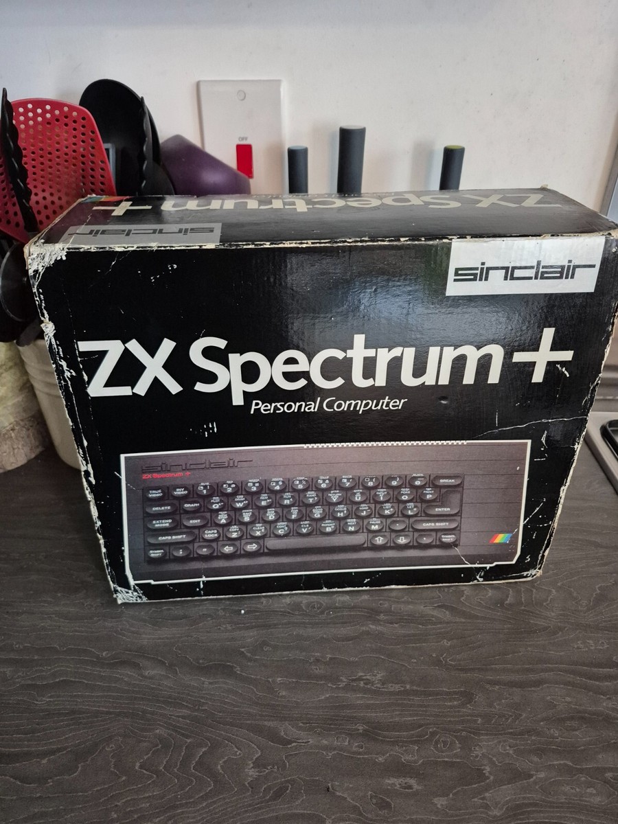 SYNC様 Sinclair ZX Spectrum + 1980s Vintage Boxed Powers On Faulty Parts