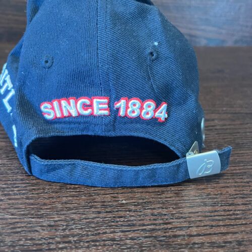 Breitling 1884 Men Baseball Cap Size One Size Cotton Embroidered Strapback Black - Picture 3 of 10