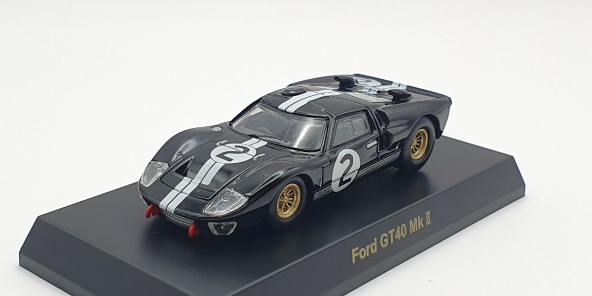 1/64 Kyosho 1966 FORD GT40 MKII #2 Le Mans Winner diecast 1/64 Kyosho 1966 FORD GT40 MKII #2 Le Mans Winner diecast